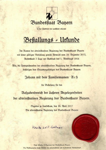 Datei:Bestallungsurkunde Johann Ach.jpg
