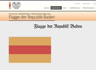 Fagge der Republik Baden